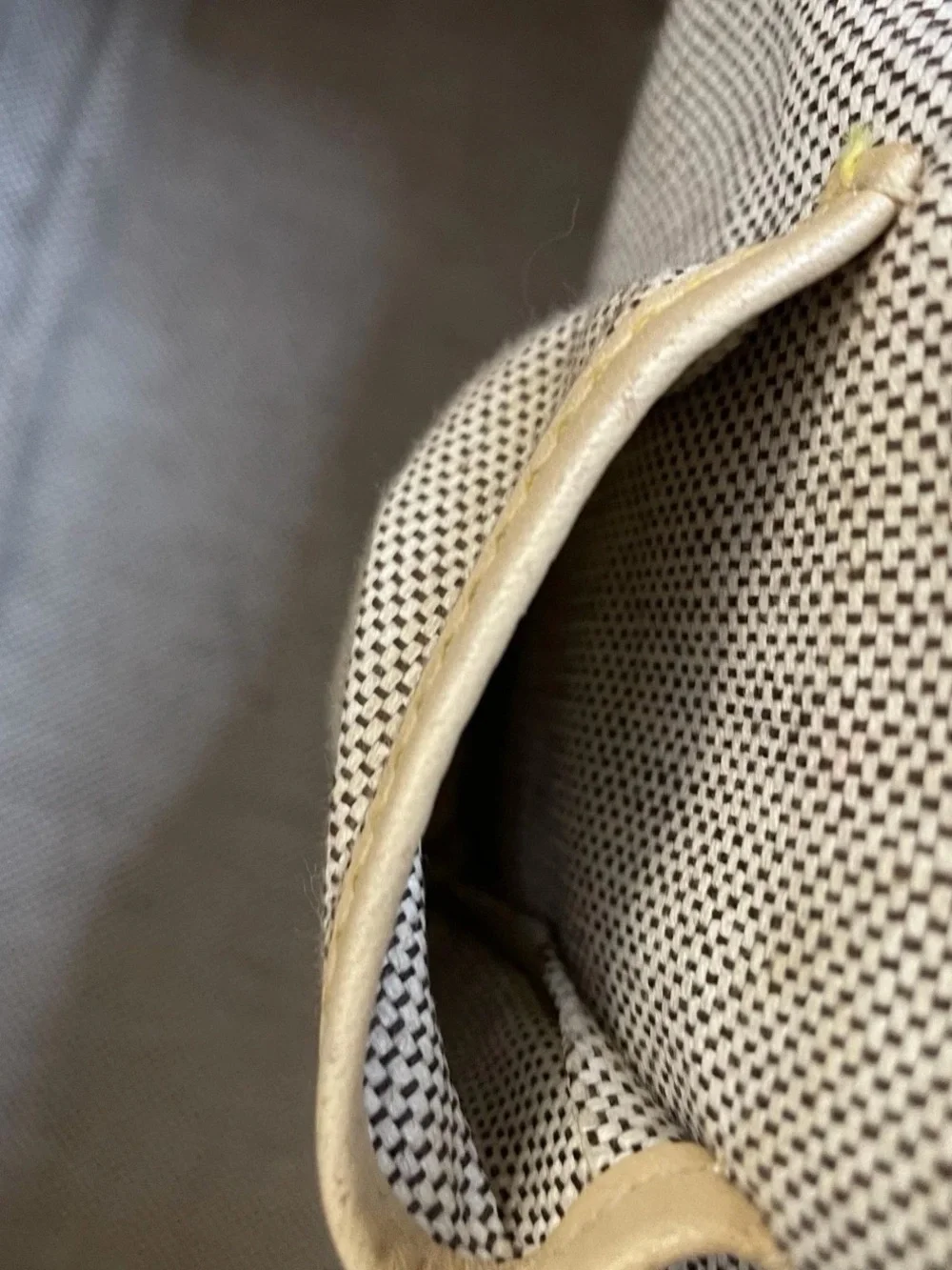 Dooney & Bourke Tote Bag Womens Large Gray Monogram Canvas Leather Shoulder